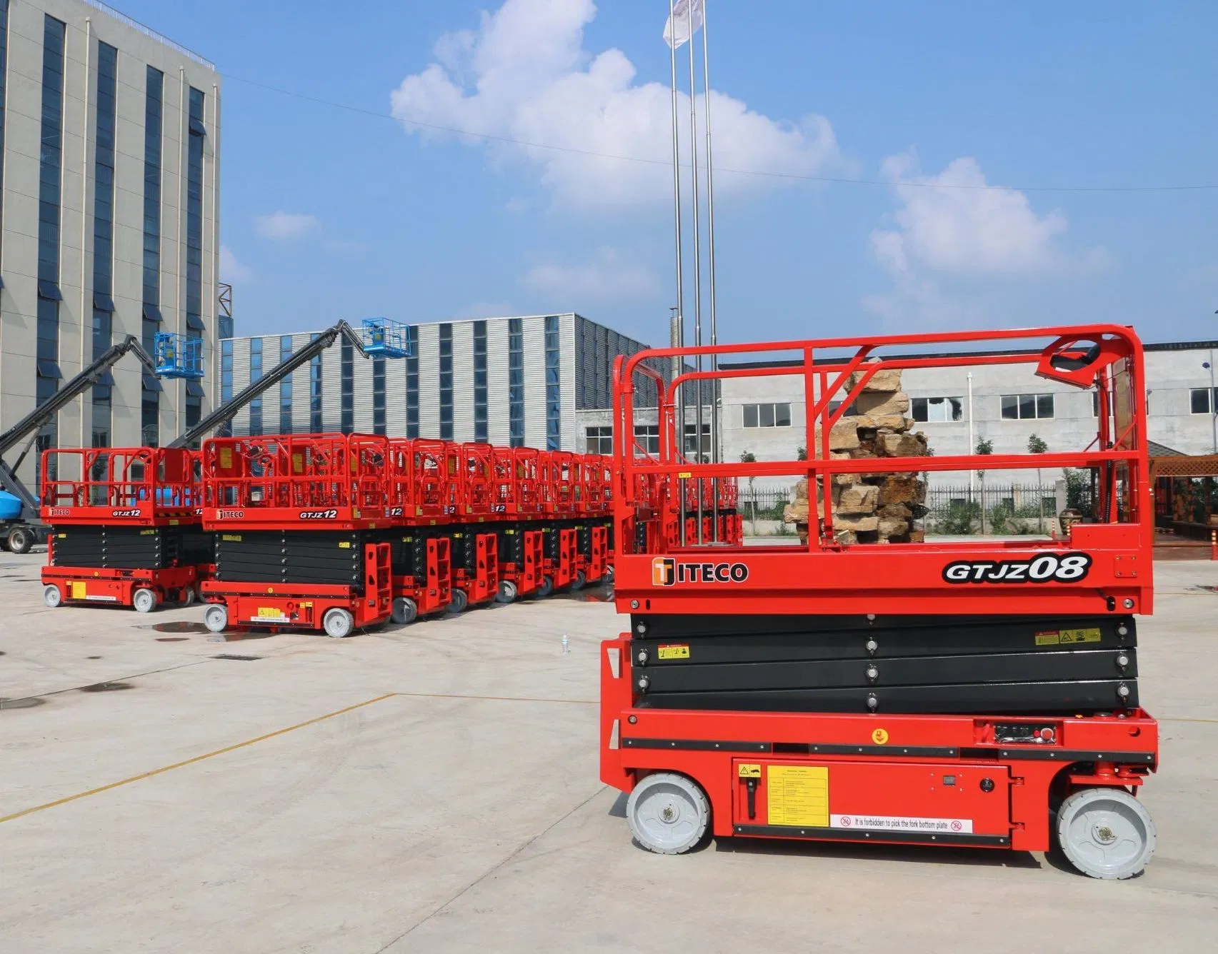 GTJZ14 16 m Manlift – İnşaat Montaj ve Cephe Erişimi