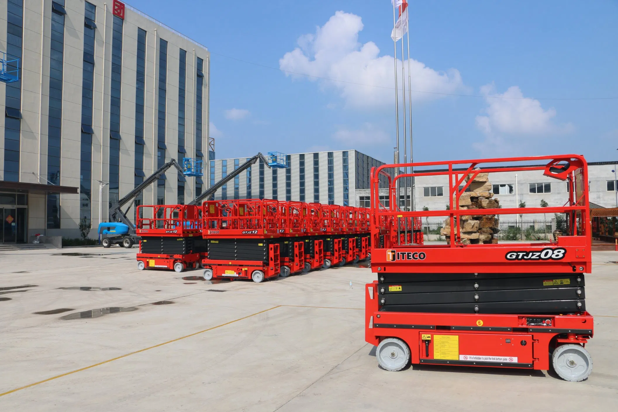 GTJZ06 8 m Makaslı Platform – Kiralama Filoları İçin ürün görünümü